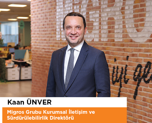 Migros Grubu Kurumsal İletişim ve Sürdürülebilirlik Direktörü Kaan Ünver